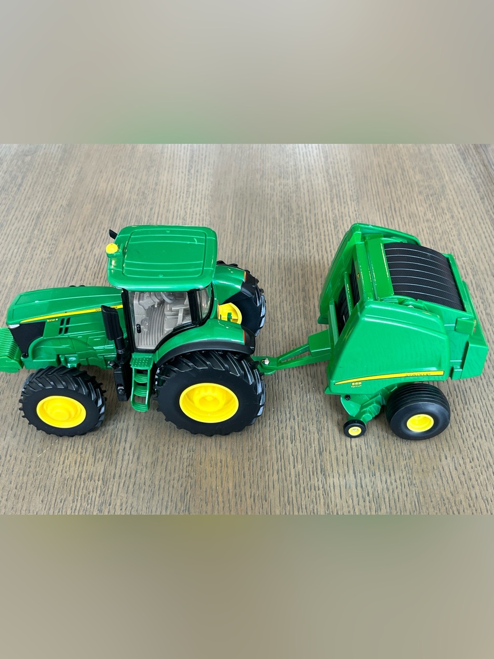 John Deere Tractor & Baler